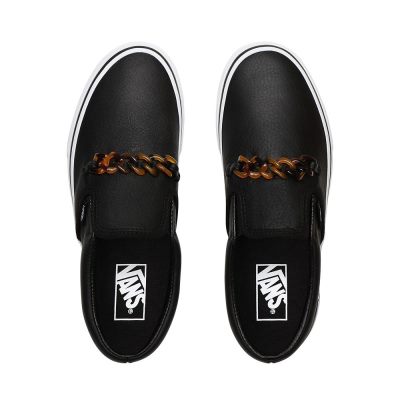 Vans Tort Classic Slip-On - Kadın Slip-On Ayakkabı (Siyah)